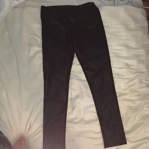 Lou and grey black leather leggings!!
